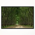 thumbnail image 2 of Designart - Pathway in Thick Green Forest - Landscape Photography Framed Canvas Print, 2 of 4