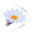 thumbnail image 2 of MasteelfCA 20pcs Exquisite Sunflower Hairpins Daisy Hair Clips Party Photo Decorations, 2 of 7