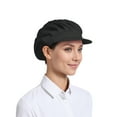 thumbnail image 7 of TOPTIE Short Brim Chef Hat for Women - Adjustable, Breathable Hair Net for Kitchen Cooking, Food Service, Working-Black, 7 of 7