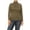 Olive, variant on Women's Plus Size Casual Fitted Long Sleeve Solid Turtleneck Sweater Top