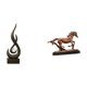 thumbnail image 1 of Escultura abstracta de fuego,Estatua de arte abstracto,adorno para decoración del hogar,Escultura de fuego moderna,coleccionable,regalo,Figura de caballo,Figura coleccionable de caballo en, 1 of 8