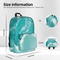 thumbnail image 6 of Goofa Teal Turquoise 1 Printed Backpack,Laptop Backpack,Durable Anti-Theft Travel Work Backpack,Water-resistant Backpack, 6 of 9