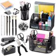 thumbnail image 1 of Set organizador y accesorios de escritorio Froidesente negro 17 en 1, 1 of 9