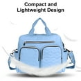 thumbnail image 6 of Diaper Bag Tote,AILKIN Baby Diaper Bag with 3 Insulated Pockets Adjustable Shoulder Strap Dry & Wet Compartment Large Capacity Bag Maternity Mommy Travel Diaper Bag for Boys Girls,Women(Blue), 6 of 8