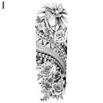 thumbnail image 1 of Full Arm Tattoo Stickers Crown Lion Waterproof Tattoo Stickers, 1 of 1