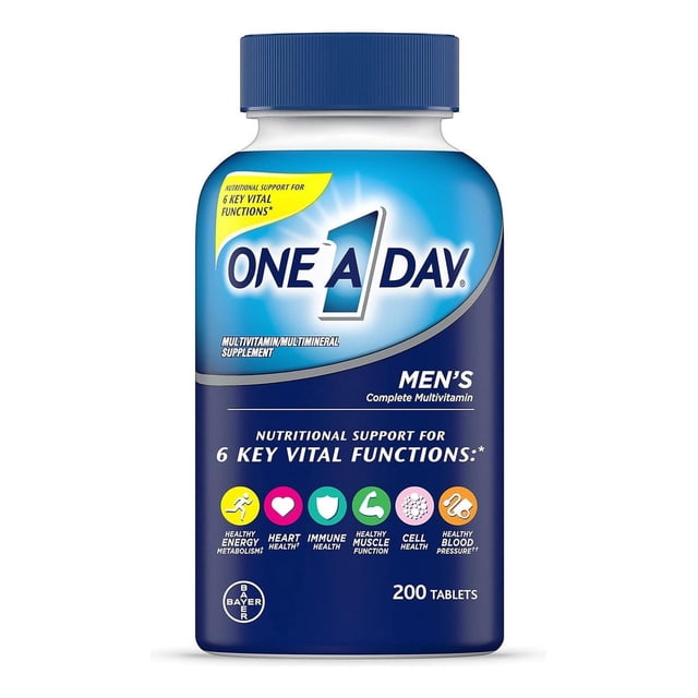Suplemento Multivitamínico Para Hombres 200 Tabs One A Day