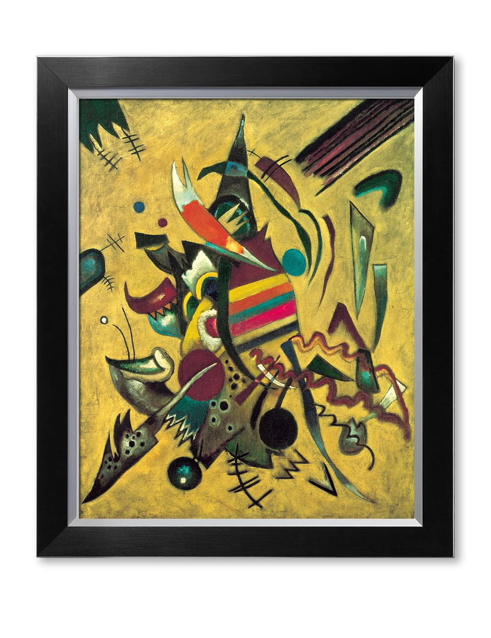 30"x20" or 20"x16" Kandinsky Composition II Stretched Canvas Print Wall Art 