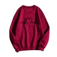thumbnail image 1 of EQWLJWE Hauts d'Entraînement à Manches Longues pour Femmes Mode Imprimé Décontracté Chemise à Manches Longues Col Rond Vêtements d'Automne pour Femmes, 1 of 3