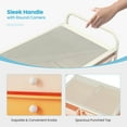 thumbnail image 6 of Gymax 15 Drawer Rolling Storage Cart Opaque Multicolor Drawers Home Organizer Multicolor, 6 of 10