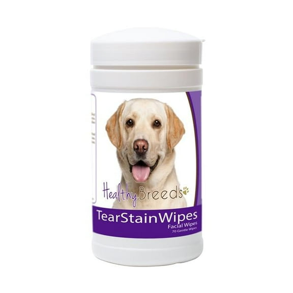 Healthy Breeds 840235152033 Labrador Retriever Tear Stain Wipes