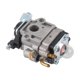 thumbnail image 1 of Carburador de 2 tiempos resistente al desgaste de alta dureza para cortacésped, repuesto de carburador para motor de 33 cc y 36 cc, 1 of 14