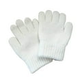 thumbnail image 2 of Sunvit-Panties White Unisex Warm Knit Cotton Gloves for Winter, Finger-Separated Gloves with Ribbed Cuffs - Breathable for Daily Commute, Outdoor & Indoor Use,Size S, 2 of 3