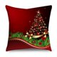 thumbnail image 1 of Fundas de almohada de Navidad para sofá, decoración del hogar, corona de Adviento, adorno de bolas, regalos de Navidad, 40/45/50cm, 1 of 4