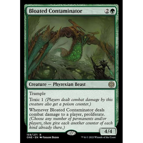 MtG Phyrexia: All Will Be One Rare Bloated Contaminator #159