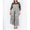 thumbnail image 2 of MSRP $128 Coldesina Lana Animal Print Lace Jumpsuit Snow Leopard Size 3X, 2 of 2