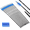 Blue White, variant on 30" Light Blue White Carbon Archery Arrows for 35-60 Pound Recurve Compound Long Bows