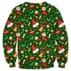thumbnail image 4 of Suéter navideño falso divertido, suéter navideño feo unisex para hombres y mujeres para vacaciones, suéter de elfo de Papá Noel, ropa navideña para otoño e invierno, 4 of 5