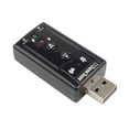 thumbnail image 3 of Naierhg Button Control External USB 7.1 Channel 3D Stereo Audio Sound Card A, 3 of 5