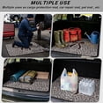 thumbnail image 3 of Binienty Leopard Print Bow Rear Cargo Liner, Anti-Slip Scratch Resistant Trunk Protector Mat, Universal 29" x 39" Stylish Vehicle Interior Accessory for Most Sedans SUVs Wagons, 3 of 7