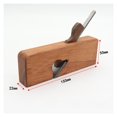 thumbnail image 5 of Planeur en Bois Portable Mini Charpentier Coupe-Bordures Rabotage Rayon Rasage Réglable Clé Manuelle Ensemble d'Outils de Menuiserie Couleur Bois, 5 of 5