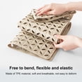 thumbnail image 3 of huanledash Floor Mat Smooth Wall Absorption Double Anti-skid Multiple Drainage Holes Elastic Non-slip Waterproof Hollow Floor Carpet Bathroom Supply, 3 of 7