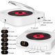 thumbnail image 1 of Reproductor multimedia de CD Likrtyny Bluetooth Estéreo Montaje en la pared Blanco, 1 of 9