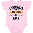 thumbnail image 3 of Inktastic Legends Are Born in May Boys or Girls Baby Bodysuit, 3 of 5