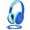 Blue-Green, variant on Wired Headphones for Kids, 85dB Volume Limit, 3.5mm Kids Headphones with Cord &USB C to 3.5mm Dongle, Adjustable, Foldable Toddler headsets for School