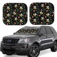 thumbnail image 6 of Kdxio Bees Print 2-Piece Sun Shade Front Windshield - Foldable Car Front Window Sunshades For Most Sedans Suv Truck, 6 of 6