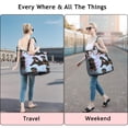 thumbnail image 5 of Rottweiler Dogs Travel Tote Bags for Women Carry On,Large Weekender Bags for Women Travel,Multi Functional Duffle Bag for Work,Shopping,Sports, 5 of 5