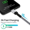 thumbnail image 3 of Type C Car Charger,Fast Charging HopePow Dual Usb Car Charger for Android with Charger Block with 2PACK Type-C USB C Cables 6ft 10ft Cigarette Lighter Socket Car Charger Adapter,Black, 3 of 7