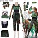thumbnail image 2 of Disfraz de Skye para Cosplay del juego Valorant, traje de Kirra Foster, traje para hombre y mujer, uniformes de lucha para juegos de rol, top y pantalones, look para fiesta de Halloween, 2 of 4