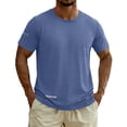 thumbnail image 4 of Gfyviroh Big and Tall Men's T-Shirt Lightweight Comfy Crew Neck Tops Casual Short Sleeve Soft Athletic Shirts, 4 of 9