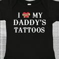 thumbnail image 4 of Inktastic I Love My Daddy's Tattoos Boys or Girls Baby Bodysuit, 4 of 5
