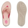 thumbnail image 4 of Floopi Flip Flops for Women Durable Memory Foam Textured Insole Sandals Ladies Beach Sandals with Indoor & Outdoor Anti Skid Soles, Color Pink, Size 6, 4 of 4