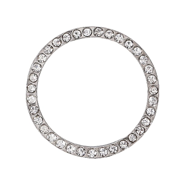 Anillo para coche, botón decorativo, pegatina de cristal, arranque con llave única, accesorios para el interior del coche