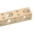 thumbnail image 3 of Juguete para masticar pájaros, forraje ligero decorativo portátil con agujeros, bloque de madera para accesorios de pájaros, loros, periquitos 20cmx4cmx4cm Salvador Juguetes para masticar pájaros, 3 of 10