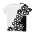 thumbnail image 1 of Penkiiy Garçons Filles Enfants T-Shirts Graphiques Imprimés 3D, T-Shirts Originaux Col Rond Manches Courtes 5-6 Ans Blanc, 1 of 5