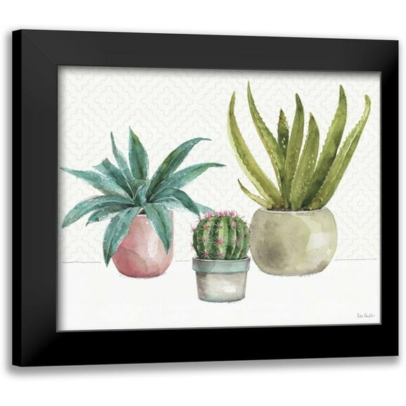 Audit, Lisa 14x12 Black Modern Framed Museum Art Print Titled - Mixed Greens XLV