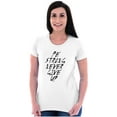 thumbnail image 4 of Be Strong Never Give Up Inspirational Womens Fitted Plus Size Graphic Tee Brisco Brands 2X, 4 of 5