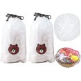 thumbnail image 1 of 200 Pcs Sacs de Rangement Frais Sacs de Rangement Frais à Mettre sur Assiettes et Bols Sacs de Rangement Frais pour Restes Couvercles de Bol Élastiques Réutilisables, 1 of 6