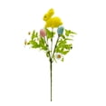 thumbnail image 2 of Huevo de Pascua artificial, decoración de Pascua, artesanía, arreglo floral Conejito amarillo, 2 of 9