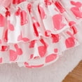 thumbnail image 6 of SONGGE Toddler Outfit Sets Easter Bunny Pnk Short Sleeve Bodysuit & Bow Skirt With Headband 3 Piece Set For Girls Cartoon Trendy Clothes Sets, 6 of 8