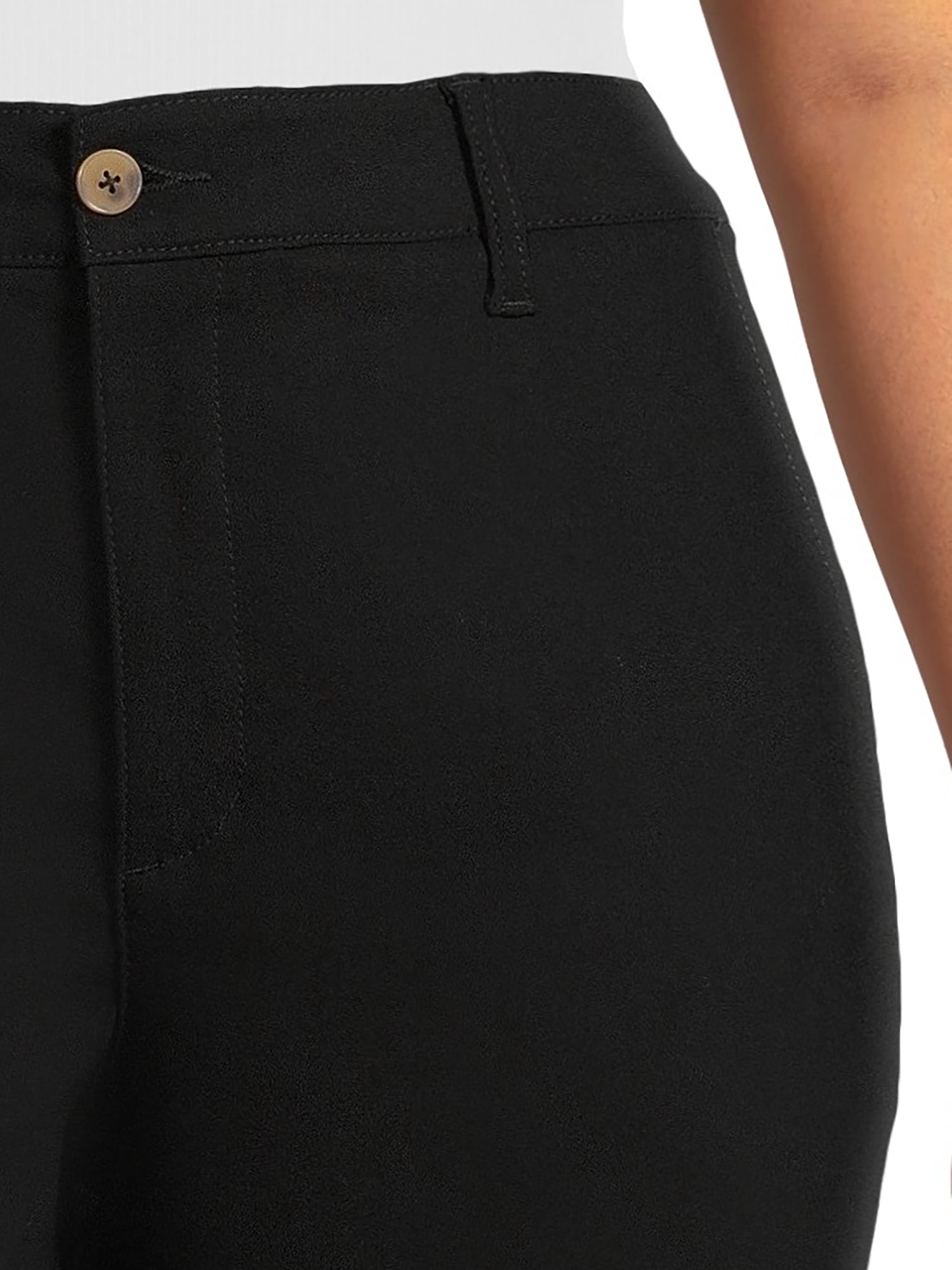 Terra & Sky Women's Plus Size Slim Fit Pants, 27" Inseam for Regular