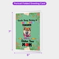 thumbnail image 5 of Kinda Busy Being Kindergarten Teacher and Shiba Inu Mom 5x7in Folded Greeting Card Shibas Dog Lovers Gifts Idea Single Note Card with Envelope - 02005, 5 of 5