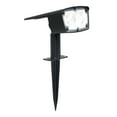 thumbnail image 2 of (2 pack) Mainstays 100 Lumen Solar Powered Color Change LED Spotlight with Mount or Ground Stake Option, Plastic, 2 of 12