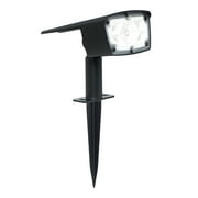 Mainstays 100 Lumen Solar Powered Color Change LED Spotlight with Mount or Ground Stake Option, Plastic