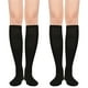 thumbnail image 1 of Calcetines deportivos American Trends para mujer hasta la rodilla, paquete de 2, negros, 1 of 7