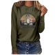 thumbnail image 1 of Blusa cómoda de manga larga con estampado de letras para mujer a la moda Fridja fksj1448, 1 of 4