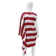 thumbnail image 4 of vlrwzc America Flag Clothinng Wearable American Flag Top USA Flag Outfits Patriotic Cape for 4th of July Independence Day, 4 of 7